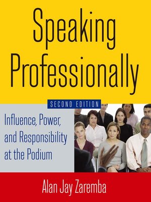 cover image of Speaking Professionally